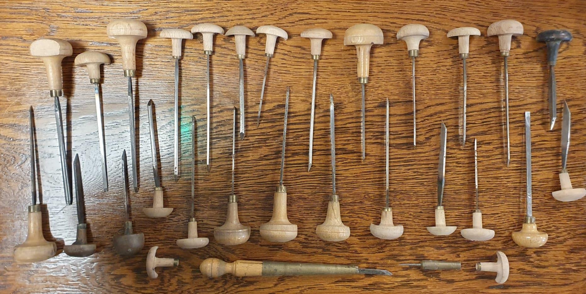 Marples Wood Turning Chisels Tools Boxset