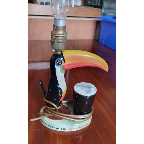 45h - Guinness Carlton Ware Toucan Lamp