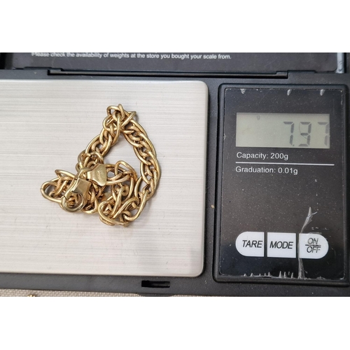 100 - 9ct Gold Bracelet - 7.35g