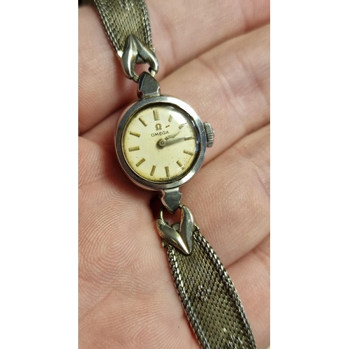 122 - Omega Vintage 1970's Cocktail Watch w/original receipt