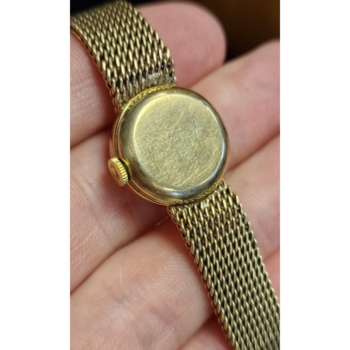 122a - 9ct Gold Rolex 1930's Ladies Cocktail Watch - 24.4g