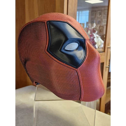 28 - Marvel Comics Deadpool Magnetic Helmet Superhero Cosplay Costume Mask - magnetically attaches & meas... 