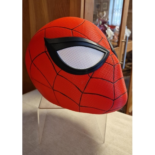 30 - Marvel Comics Spiderman Magnetic Helmet Superhero Cosplay Costume Mask - magnetically attaches & mea... 