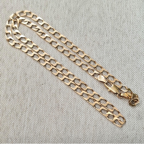 94 - 9ct Gold Curb Necklace - 8.35g