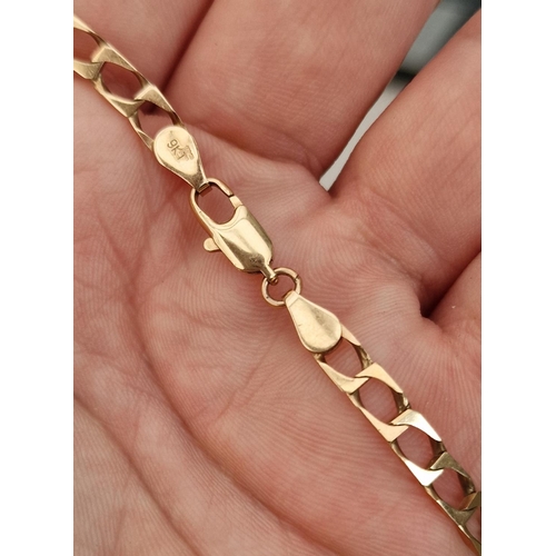 94 - 9ct Gold Curb Necklace - 8.35g