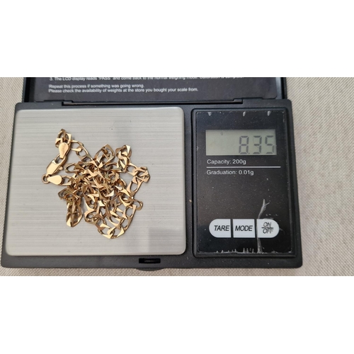 94 - 9ct Gold Curb Necklace - 8.35g