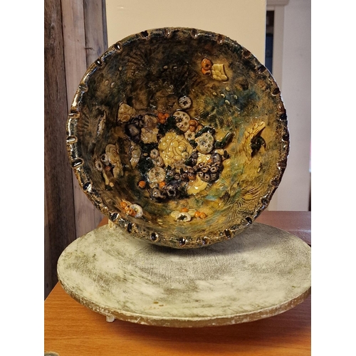 10i - Bespoke Sculpted Abstract Bowl Sculpture, by Yorkshire Artist Galea Belinscaia