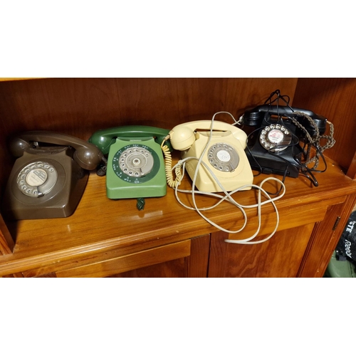 324 - Set of Four Rotary Telephones