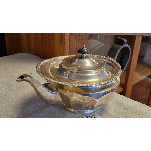 12 - Silver Hallmarked Teapot - 781g