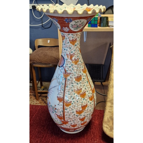 14a - Chinese Large Floor Standing Vase - 60cm high