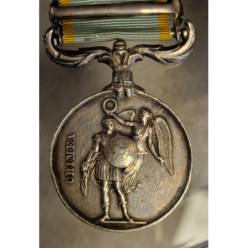29 - Crimea War Army British Medal 1854 w/Sebastapol Clasp - No 3627, Jacob Kershaw 68th L.I. - Militaria... 