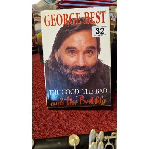 32 - George Best Football Signed Autograph Autobiograpghy Book