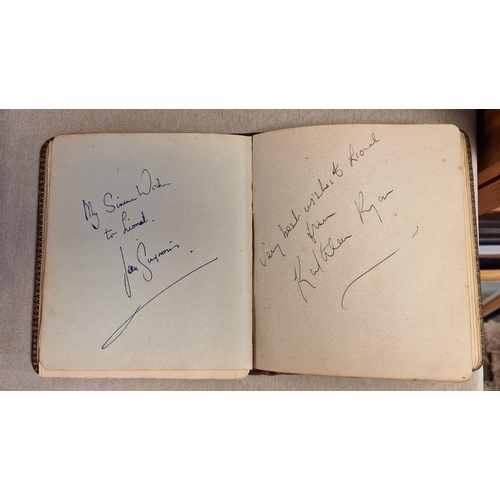 34 - Winston Churchill & Anthony Eden Autograph + Political Cabinet & Others within a wider Autograph Boo... 