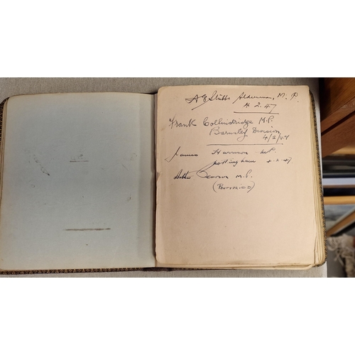 34 - Winston Churchill & Anthony Eden Autograph + Political Cabinet & Others within a wider Autograph Boo... 