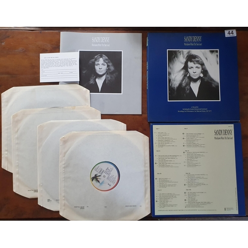 44 - Sandy Denny 4x LP box set 'Who Knows Where the Time Goes' (Island, SDSP100)  EX