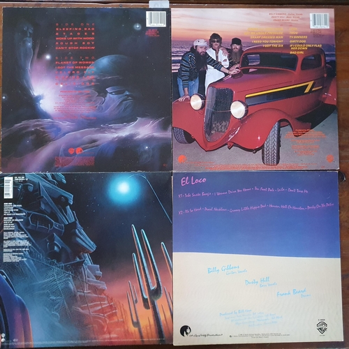 49 - 4 ZZ Top Vinyl LPs, comprising Afterburner, Eliminator, Recycler and El Loco  EX