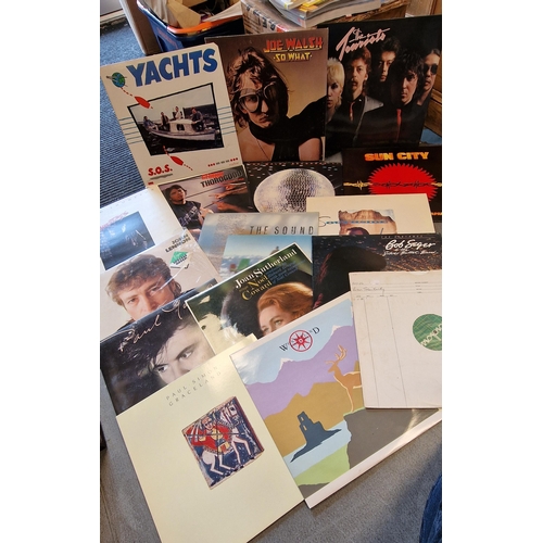 49a - Vinyl LP Record Joblot (16) inc John Lennon, Joe Walsh, Paul Simon, Big Country etc