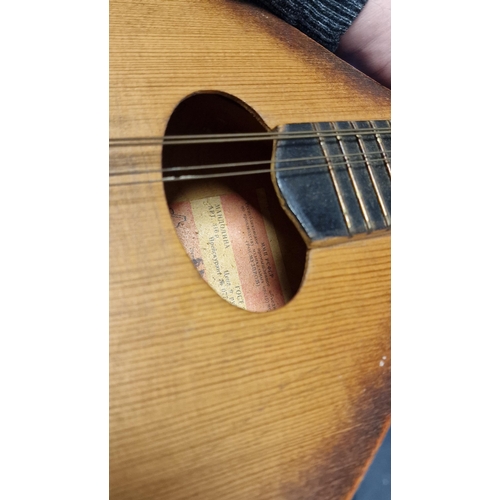 52 - Mandolin Guitar Musical Instrument Pair inc an Antoria + a Russian example