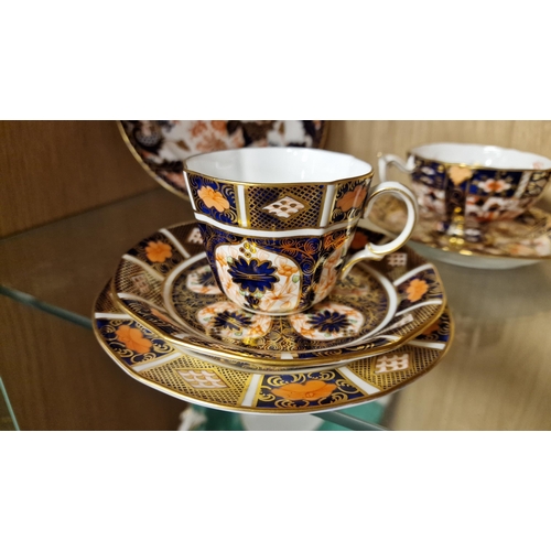 74 - Royal Crown Derby Imari Tea Set Group inc 1128