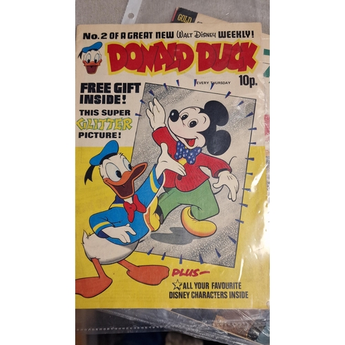 49k - Disney Donald Duck Weekly No2 June 1975 Comic Book