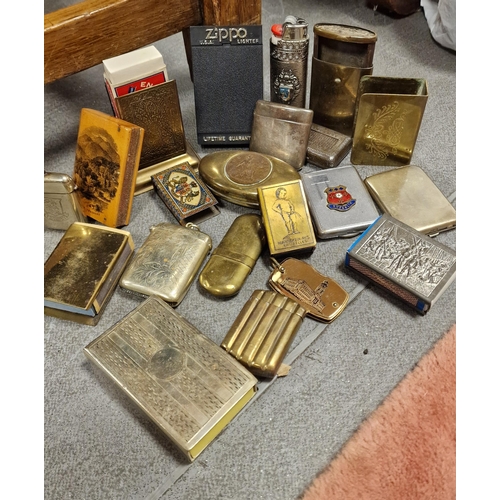 32b - Smoking Vestas & Matchbox Case Metallic Collection