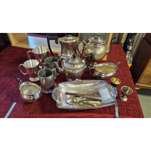 12c - Silver Plate and EPNS Collection of Teawares