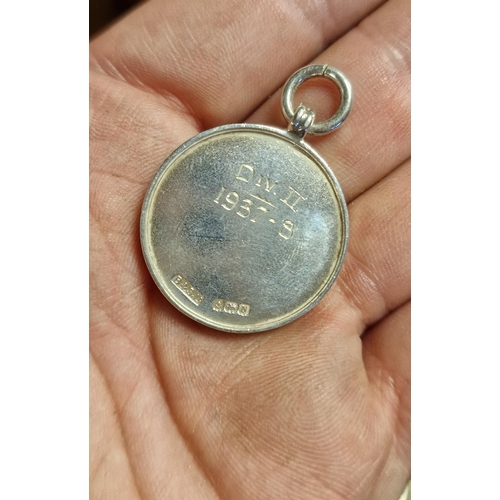 30d - Silver Hallmarked Assortment (30g) inc 1930's football medal