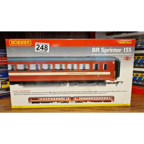 248 - Hornby BR Sprinter Class 155 OO Gauge Train Railway Model Pair