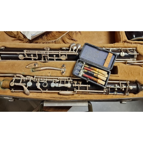 39d - Cabart a Paris Cor Anglais Brevete S.G.D.G. Oboe Cased Classical Musical Instrument