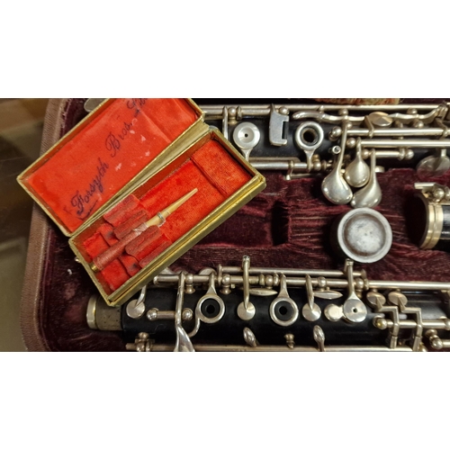 39e - Romilly' Cased Oboe Musical Instrument, by Rudall & Carte