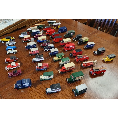 262 - 48 Die Cast Cars, Toy Vans and Service Vehicles