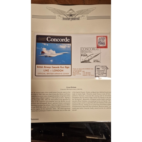 82g - Aviation Heritage First Days Cover Collection inc 5-6 coin examples, Hawker Hurricane, Spitfire etc