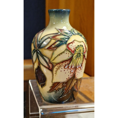 13 - Moorcroft Hellebore Miniature Floral Vase - 8cm high