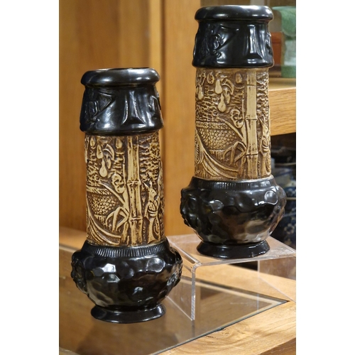 21 - Bretby Pair of Vintage Vases