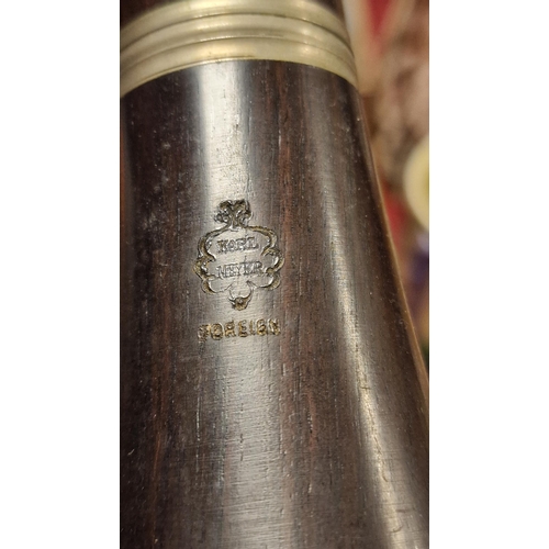 60 - Karl Mayer Clarinet w/Selmer case and Boosey & Hawkes mouthpiece