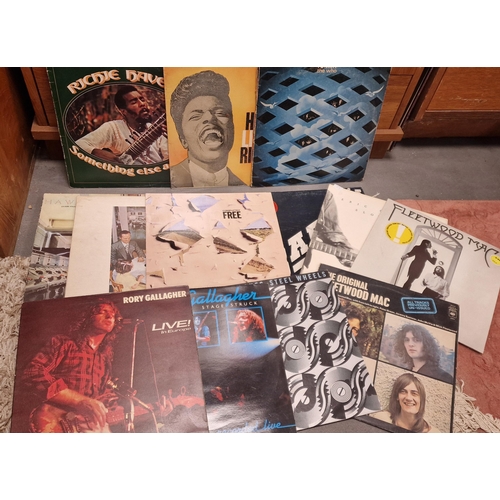 71 - Vinyl LP Record Collection inc Rory Gallagher, Free, The Who (Track Record), Led Zeppelin, Hawkwind,... 