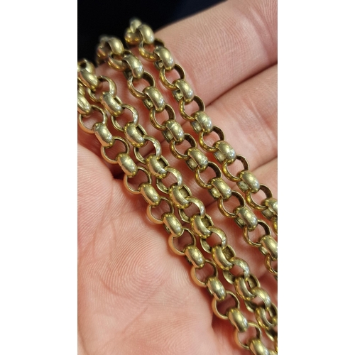 127 - 9ct Gold Large Belcher Chain - 44.25g