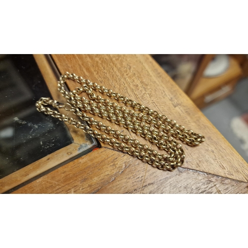 203 - 9ct Gold Belcher Chain - 16.9g