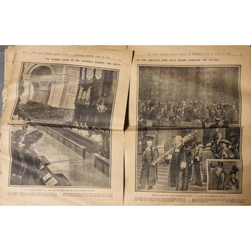 79m - 1912 Original Titanic, Sinking of, Newspaper