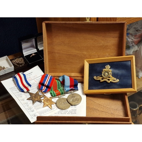 85f - WWII Medal Set & British Legion Queen's Jubilee Medal