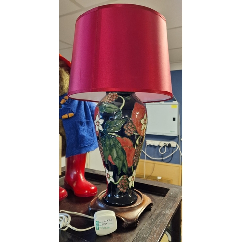 15a - Moorcroft Style Lamp - 45cm inc shade