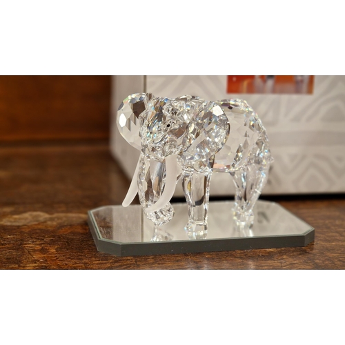 50b - Swarovski Boxed 3pc SCS Swarovski Collector's Society Inspiration Africa, Lion, Elephant & Kudu Set,... 