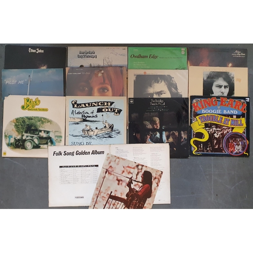 74f - 13  Vinyl Records LPs by Roots Artists incl. Judy Collins, Prelude, Melanie etc