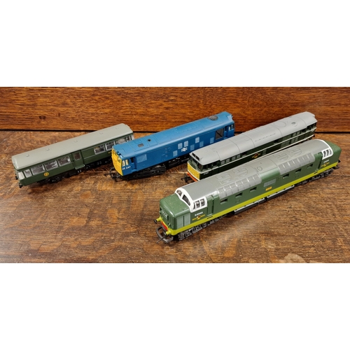 279 - Hornby & Mainline Diesel Loco Engines, all OO Gauge + a carriage