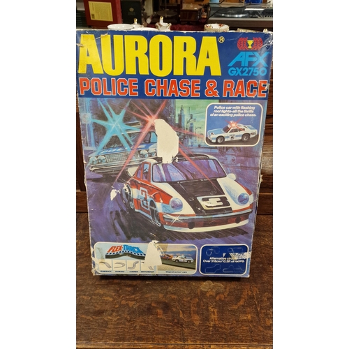 292 - Aurora AFX GX2750 'Police Chase' Scalextric Style Motor Racing Toy Set