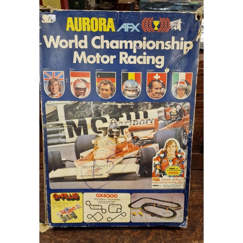 295 - Aurora AFX World Championship Motor Racing Scalextric Style Racing Toy Set