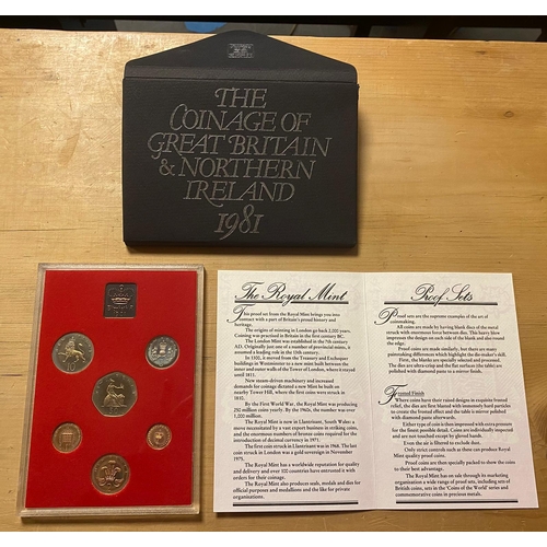 165 - 10pc 1970-1982 Uncirculated Great Britain & Northern Ireland Proof Currency Coin Sets