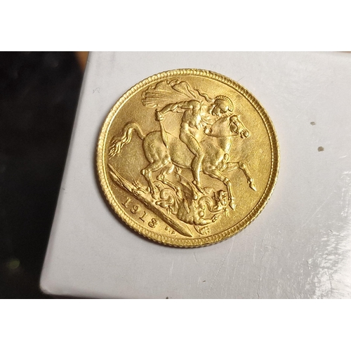 199 - 22ct Gold 1913 Full Sovereign Coin