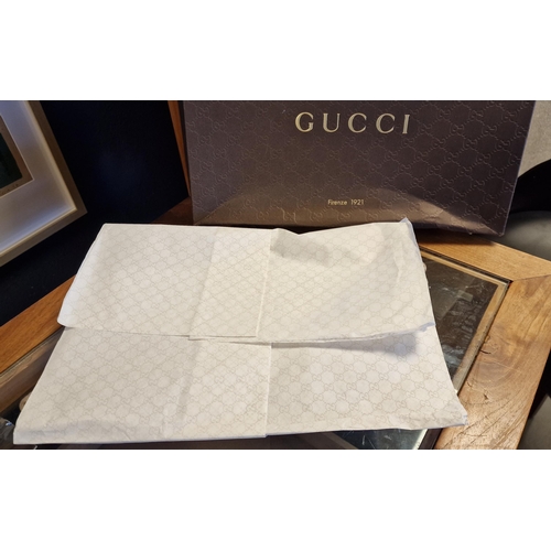 39 - Gucci Boxed Ladies Designer Silk Shawl Scarf - 51 inches square