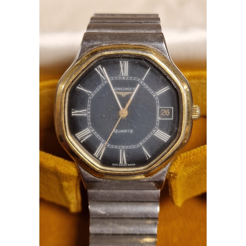 260 - Longines 1970's Cased Quartz Designer Wrist Watch